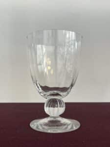 Kosta Boda Isadora – vin- och ölglas i kristall klarglas – design Gunnel Sahlin – vintage