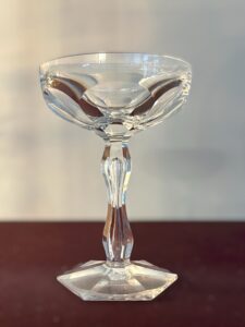 Kosta Boda Lalin – champagneglas coupe i kristall – vintage