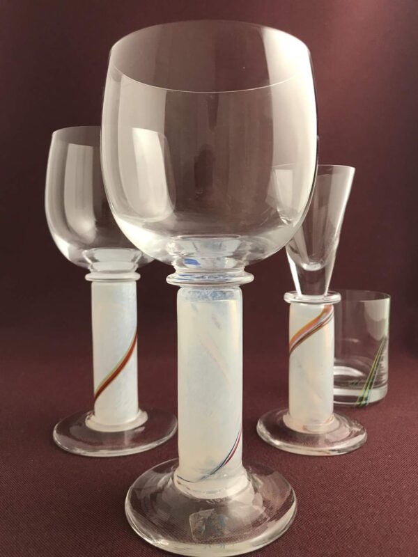 Kosta Boda - Rainbow - 6 st Whiskey glas - Design Bertil Vallien