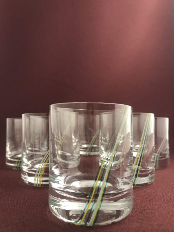 Kosta Boda - Rainbow - 6 st Whiskey glas - Design Bertil Vallien