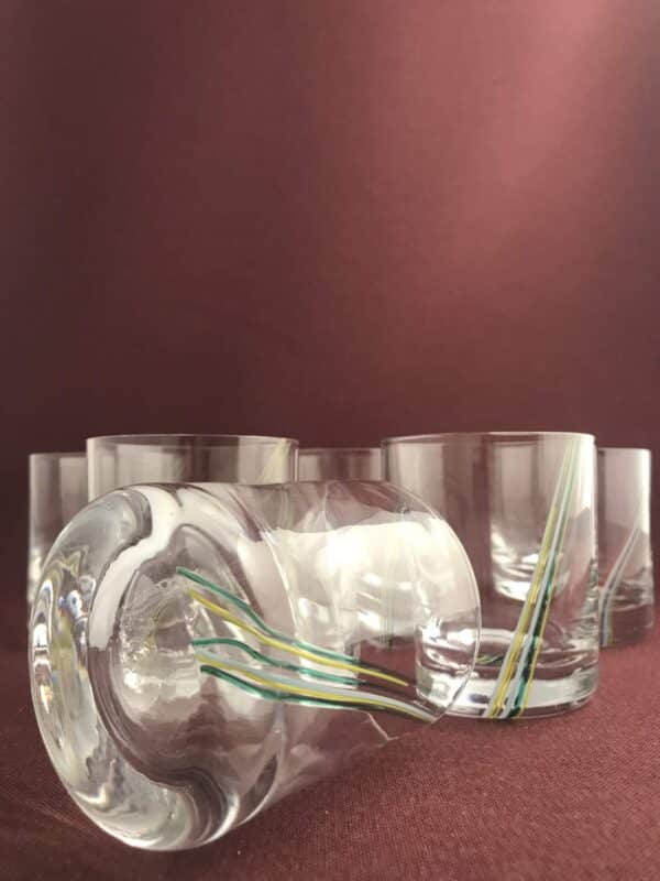 Kosta Boda - Rainbow - 6 st Whiskey glas - Design Bertil Vallien