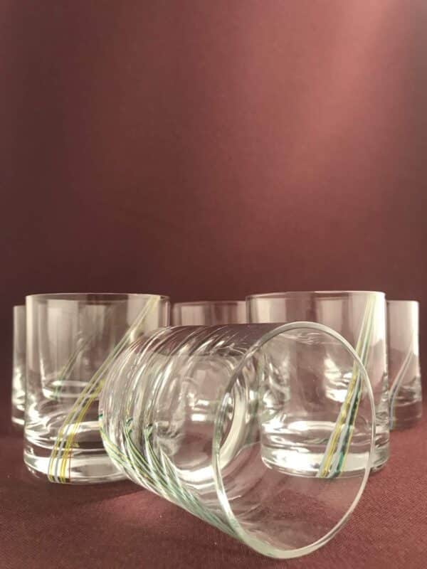 Kosta Boda - Rainbow - 6 st Whiskey glas - Design Bertil Vallien