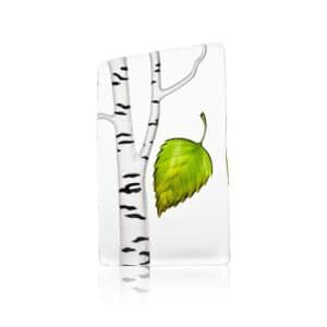 Målerås Into The Woods – björk liten konstglas – design Robert Ljubez