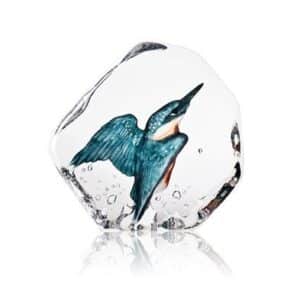 Målerås Wildlife – Kungsfiskare konstglas – design Mats Jonasson