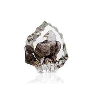 Målerås Wildlife målad – Örn mini konstglas – design Mats Jonasson