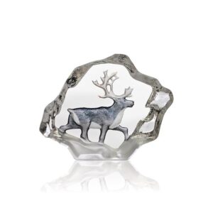 Målerås Wildlife målad – miniatyr ren konstglas – design Mats Jonasson