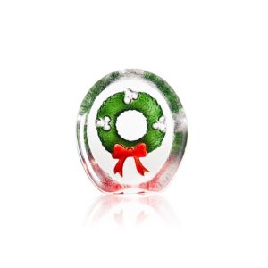 Målerås Merry Christmas – Julkrans konstglas – design Robert Ljubez