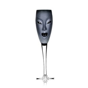 Målerås - Electra - Champagne glas - svart design Mats Jonasson