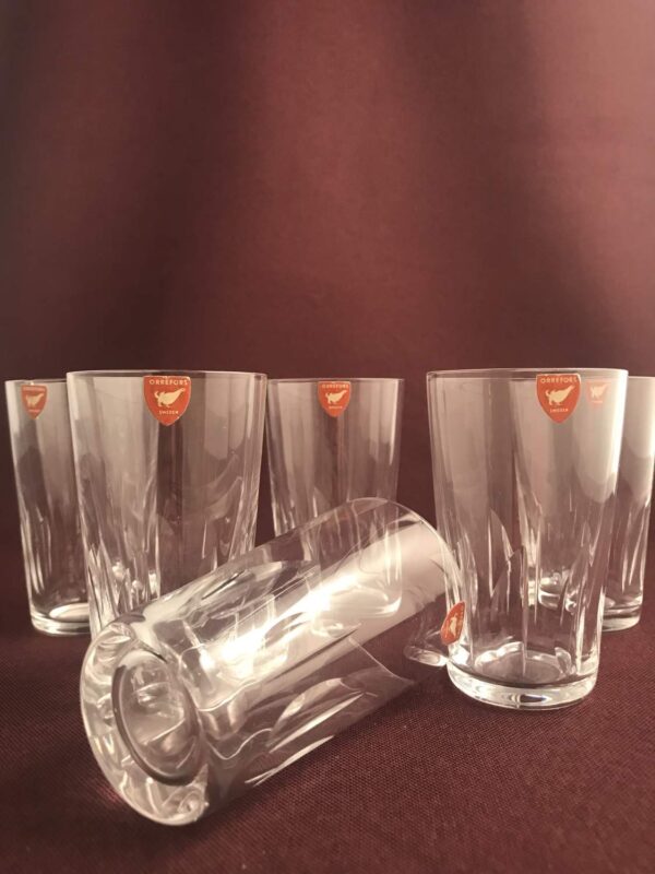 Orrefors - Segel - 6 st Whiskey / Selterglas design Ingeborg Lundin