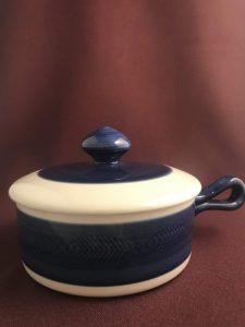 Rörstrand Koka blå – stekpanna / karott – design Hertha Bengtson – vintage