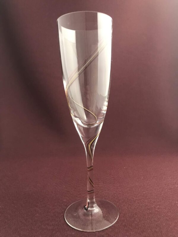 Kosta Boda - Rainbow - Champagneglas / Strut Design Bertil Vallien