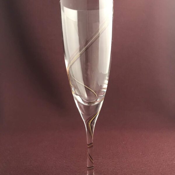 Kosta Boda - Rainbow - Champagneglas / Strut Design Bertil Vallien