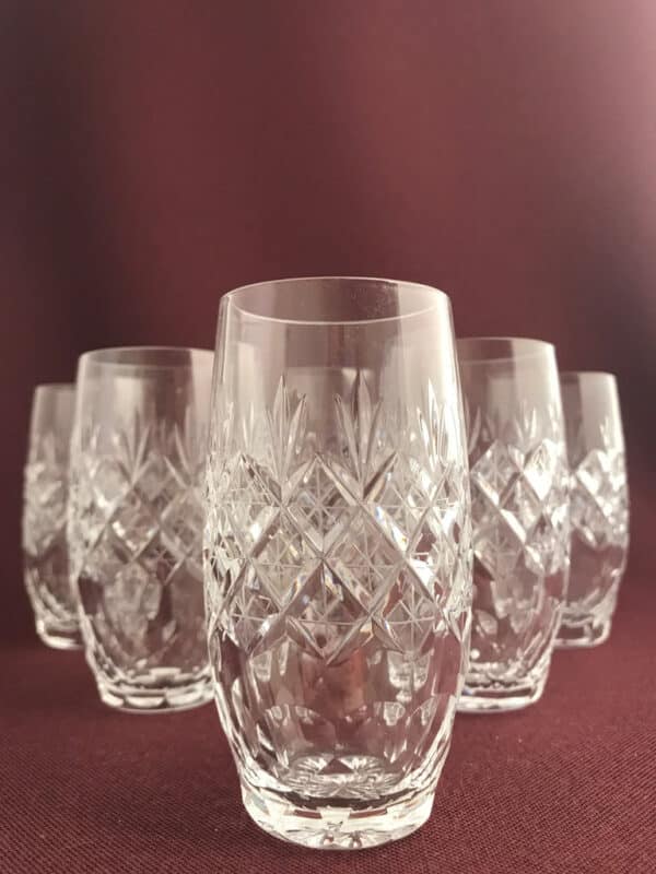 Kosta Boda - Pompadour- 6 st Selter glas design Fritz Kallenberg