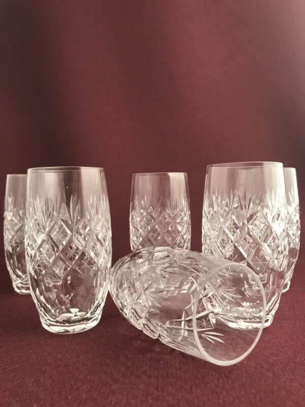 Kosta Boda - Pompadour- 6 st Selter glas design Fritz Kallenberg