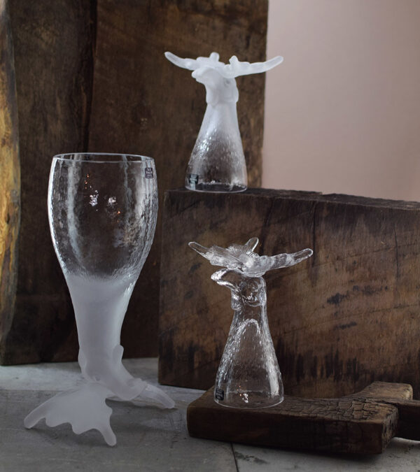 Vas Vitreum - Moose - Vin klar glas design