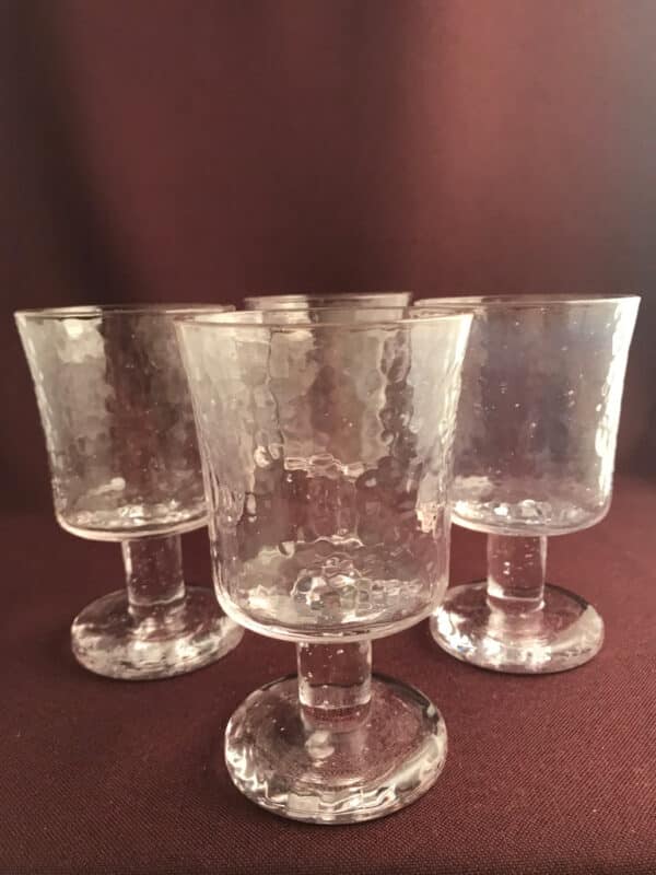 Pukeberg - Rustika - 4 st Ölglas design Göran Wärff
