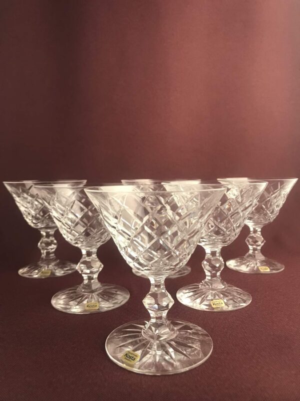 Kosta Boda 20 Rut Coupe / Champagne glas design Fritz Kallenberg