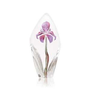Målerås Floral Fantasy – Acarena lila konstglas – design Mats Jonasson