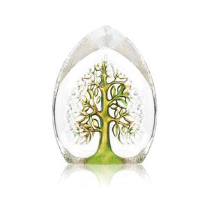Målerås Nordic Icons – Yggdrasil stor konstglas – design Mats Jonasson