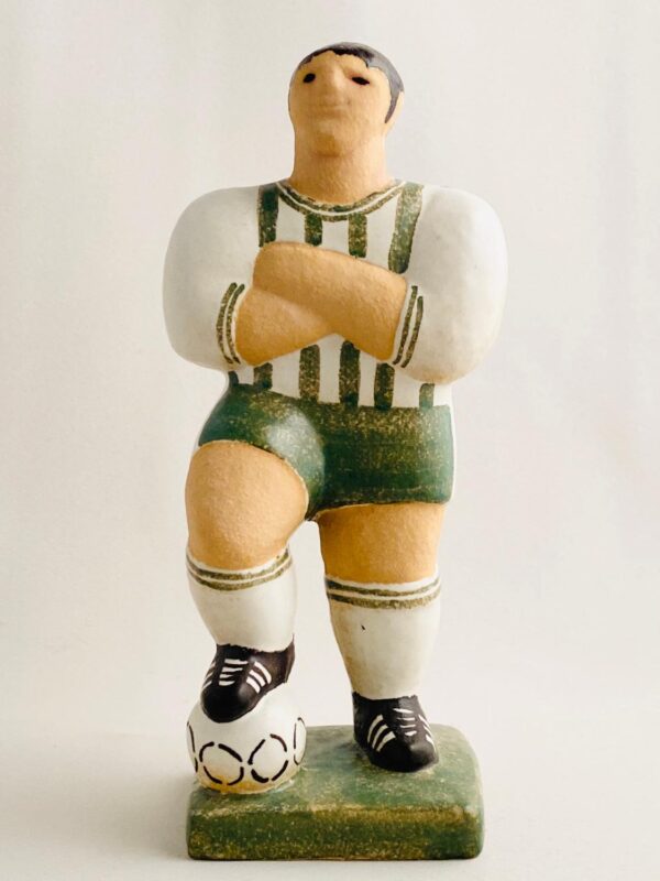 Gustavsberg - Figurin Fotbollspelare Hammarby design Lisa Larsson