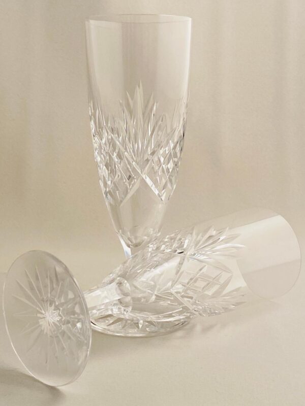 Kosta Boda - Helga - Hel kristall - Champagne strut - design Fritz Kallenberg