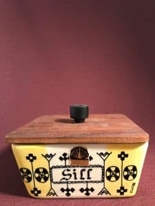 Deco Hälsingborg – sill burk nr 15 – design Geo Wide – vintage