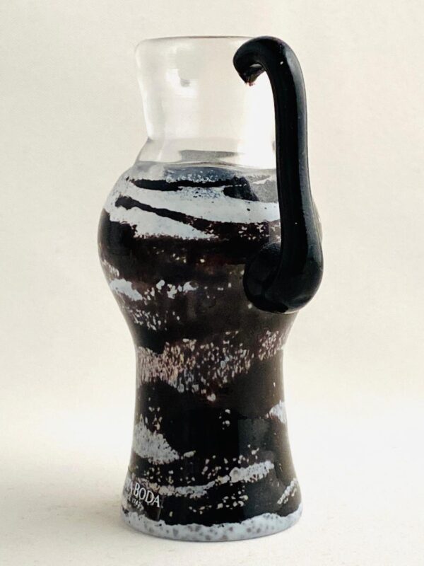 Kosta Boda - Zebra - Miniatyr flaska signerad design Kjell Engman