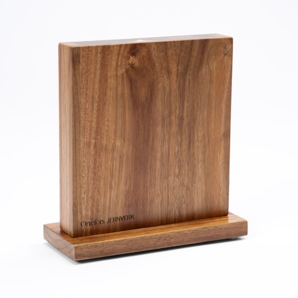 Orrefors - knivhållare / knivställ i akaciaträ har en kraftig magnet