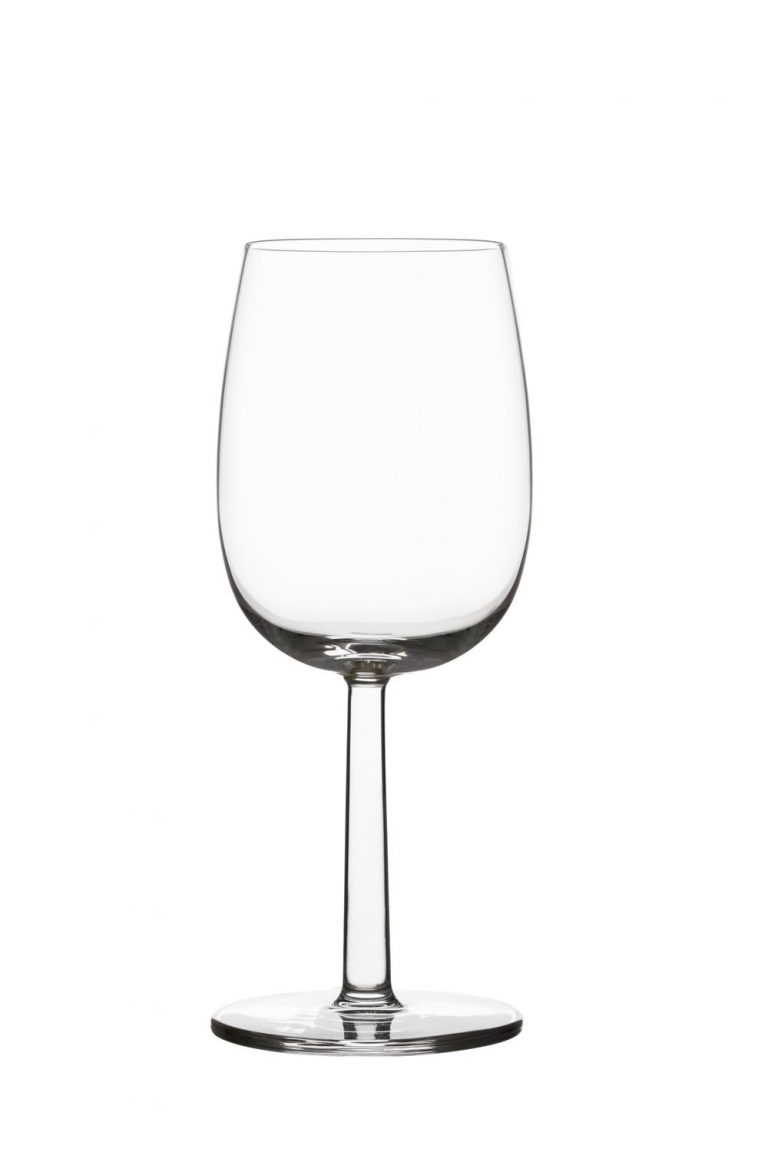 IIttala - Raami - 6 st Vit vins glas glas 28 cl design Jasper Morrison