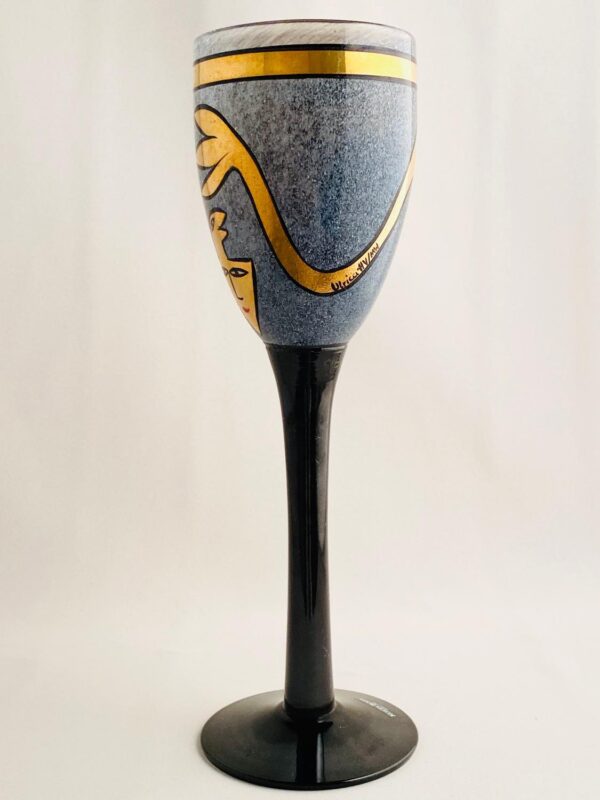 Kosta Boda - Snake / dragon - Vinglas Pokal Design Ulrica Hydman vallien