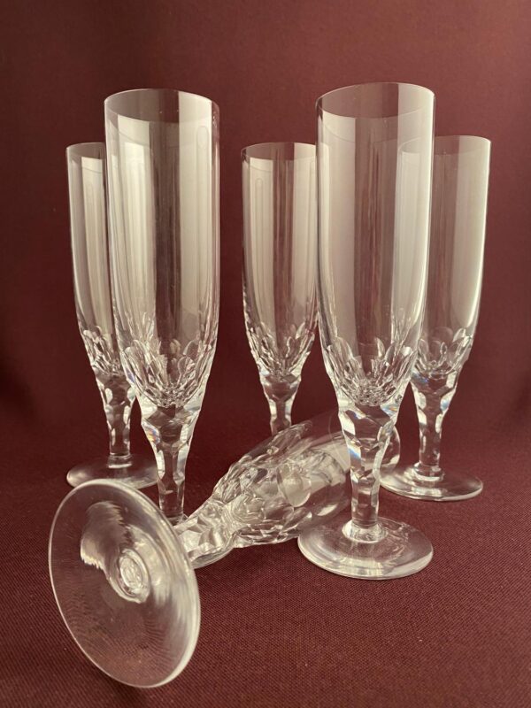 Orrefors - Carina - 6 st Champagneglas design Ingeborg Lundin