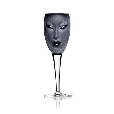 Målerås - Masq Electra - Vin glas - svart kristall design Mats Jonasson