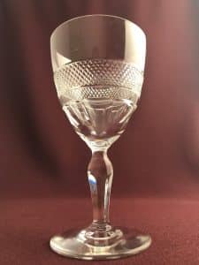 Orrefors Rio – rödvinsglas – design Edward Hald – vintage