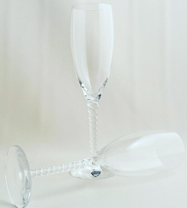 Orrefors - Anne - 2 st Champagne glas Design Anne Nilsson