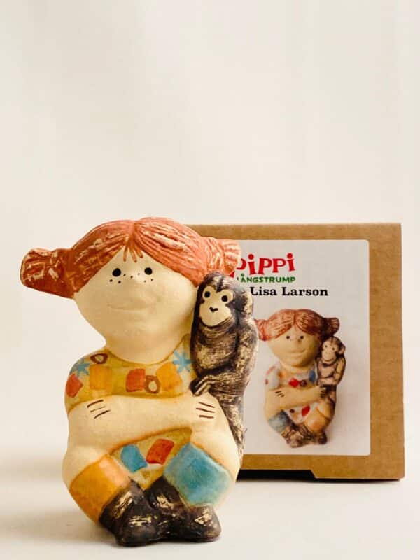 Gustavsberg - Figurin Pippi & Herr Nilsson design Lisa Larson