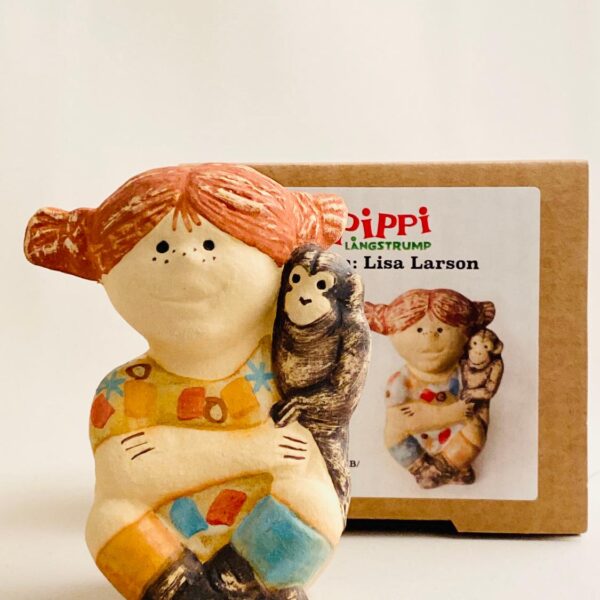 Gustavsberg - Figurin Pippi & Herr Nilsson design Lisa Larson