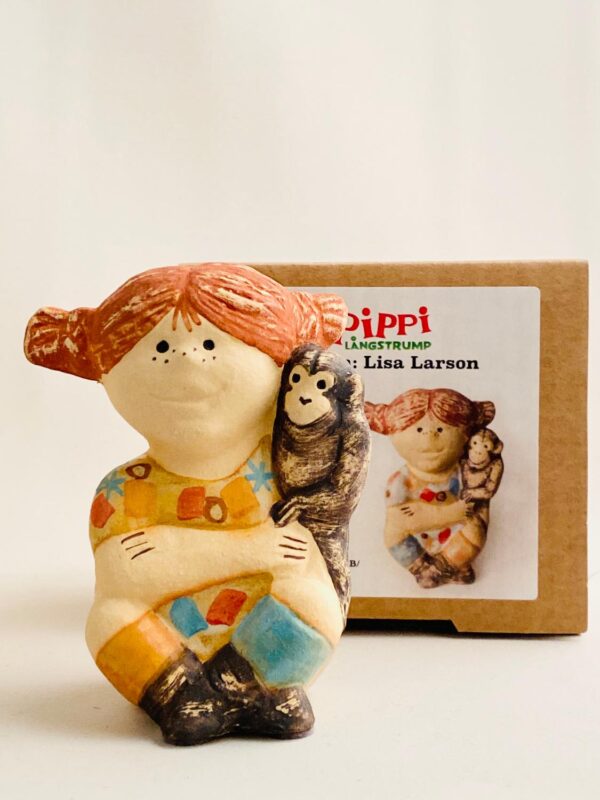 Gustavsberg - Figurin Pippi & Herr Nilsson design Lisa Larson