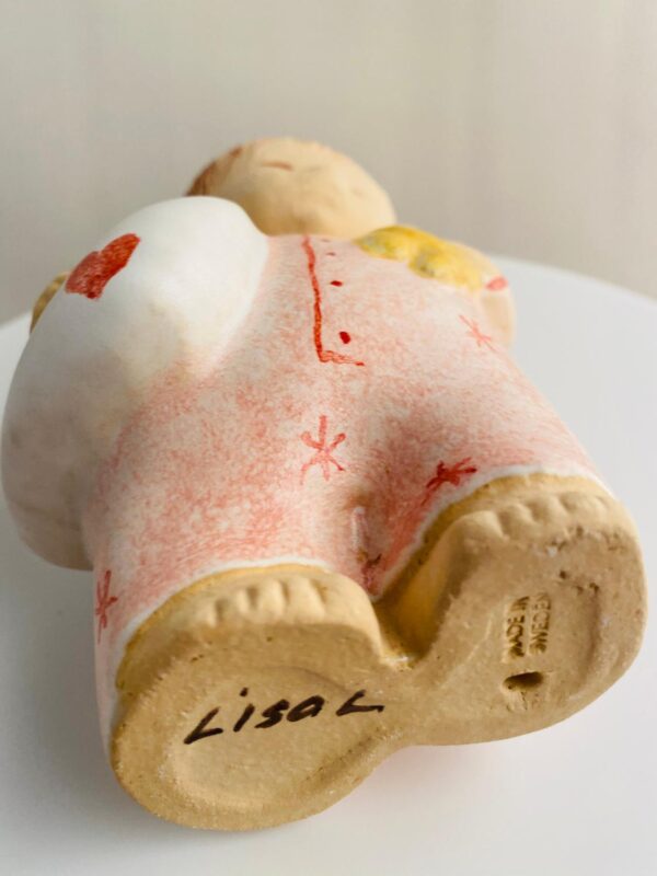 Gustavsberg - Japansk Pojke Rosa - Dop present design Lisa Larson