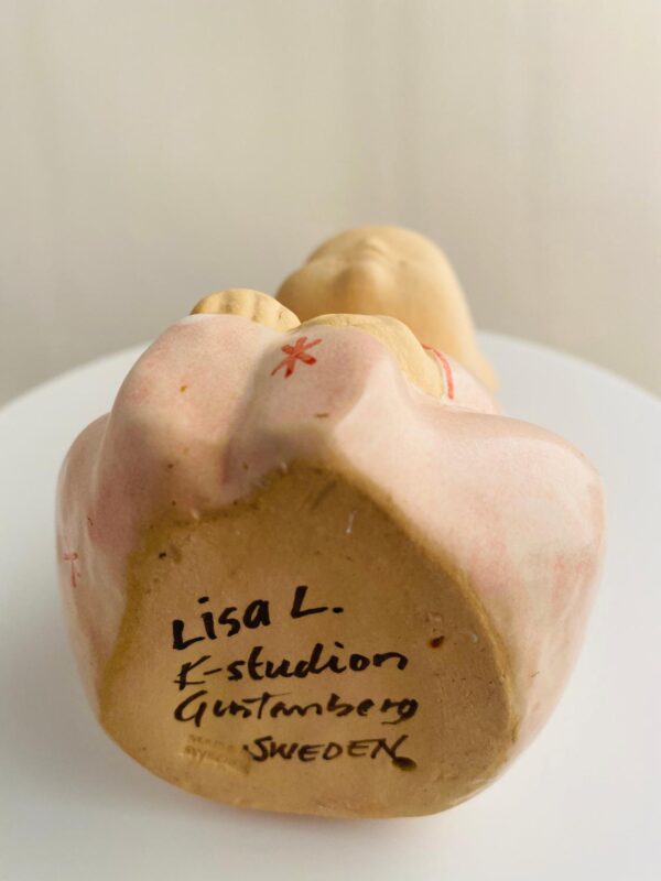 Gustavsberg - Söta bebisen - Pyret - Rosa - Dop present design Lisa Larson