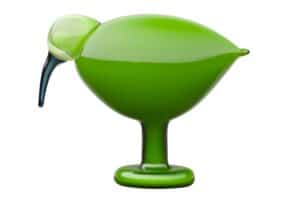 Iittala Birds – Ibis grön, figur – design Oiva Toikka