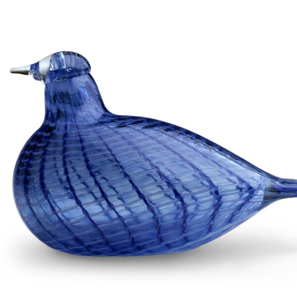 Iittala - Birds by Toikka blå fjäder fågel Design Oiva Toikka