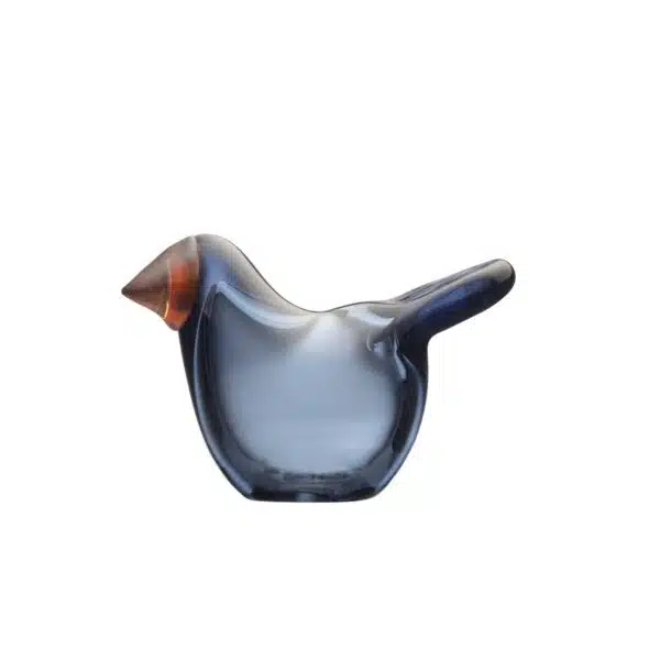 Iittala - Birds by Toikka - Flugsnappare Regn blå / Röd Designer Oiva Toikka