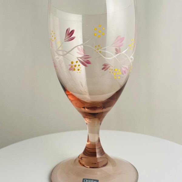 Orrefors - Lina Röd vin glas Design Eva Englund