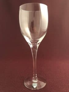 Orrefors Illusion – rödvinsglas – design Nils Landberg – vintage