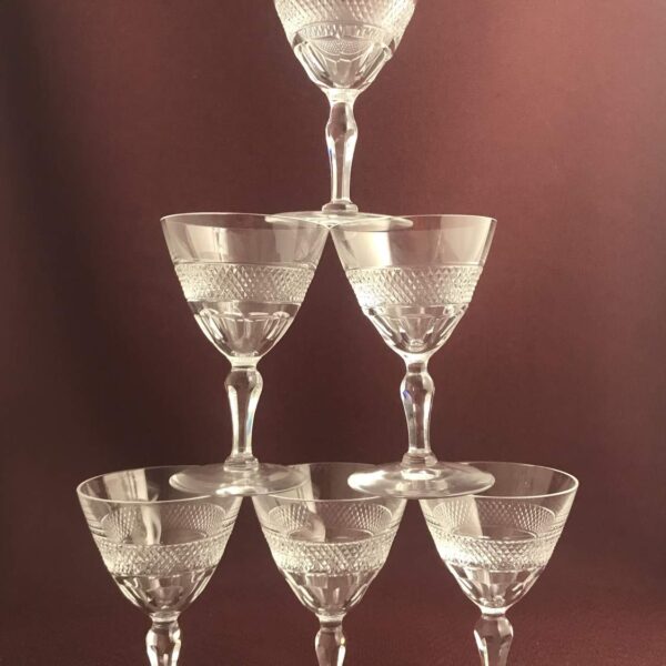 Orrefors - Rio - 6 st Martini glas Design Edvard Hald