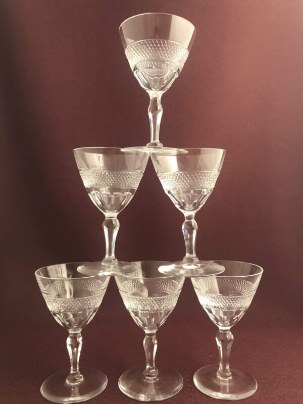 Orrefors - Rio - 6 st Martini glas Design Edvard Hald