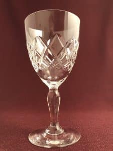 Orrefors Karolina – rödvinsglas – design Gunnar Cyrén – vintage