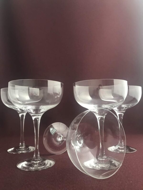 Orrefors - Illusion - 6 st Coupe / Champagne glas Design Nils Landberg