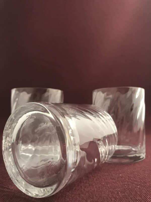 Orrefors - Helena - 3 st Whiskey / Selterglas Design Gunnar Cyren