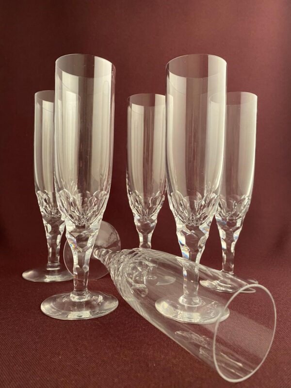 Orrefors - Carina - 6 st Champagneglas design Ingeborg Lundin